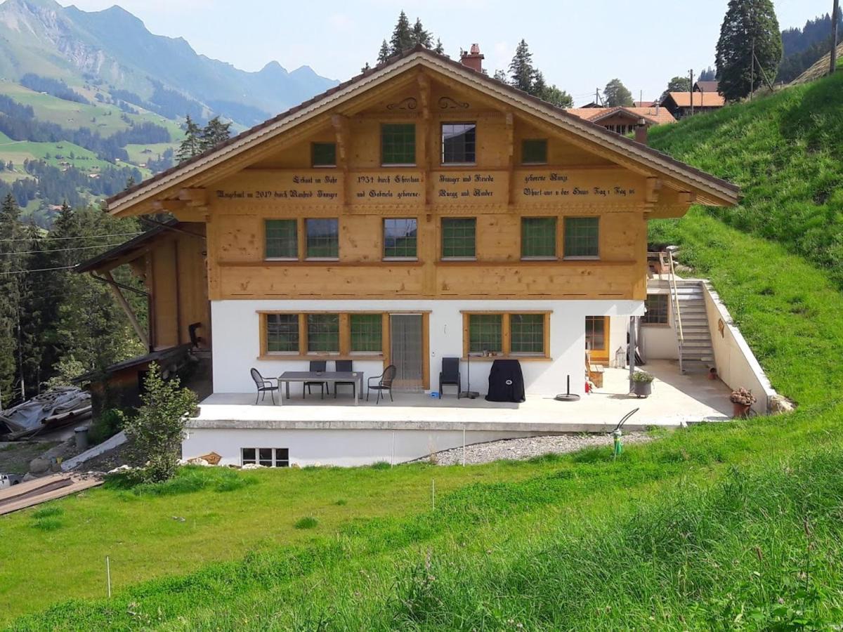 Ferien In Der Bergwelt Von Adelboden Bed & Breakfast ภายนอก รูปภาพ
